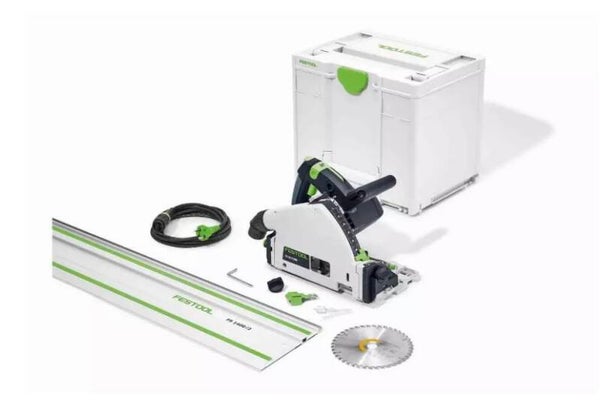 Scie plongeante TS 55 FEBQ-Plus-FS - FESTOOL - Avec lame Ø160 mm Wood + Rail FS1400/2 + Systainer - 577010