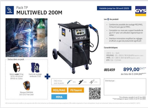 Pack TP MULTIWELD 200M