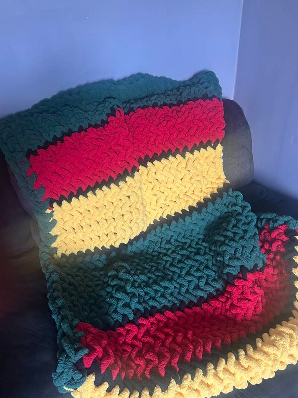 Red, green, and yellow