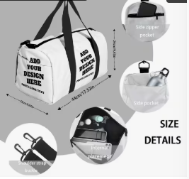 Customized duffle bag