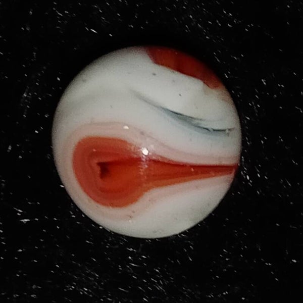 Silver. Oxblood swirl CAC 9/16mm 9.7 mint