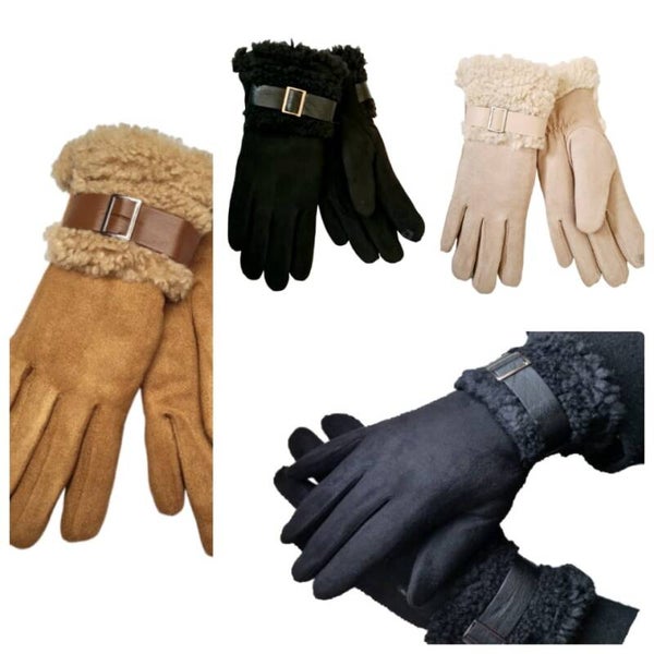 Unisex Handschoenen Fluffy teddy- winter/ herfst