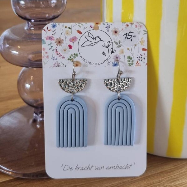 Valeria Goud | Zilver Babyblauw