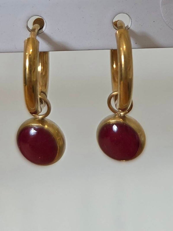 Oorbel | Harper 2.0 | Bordeaux