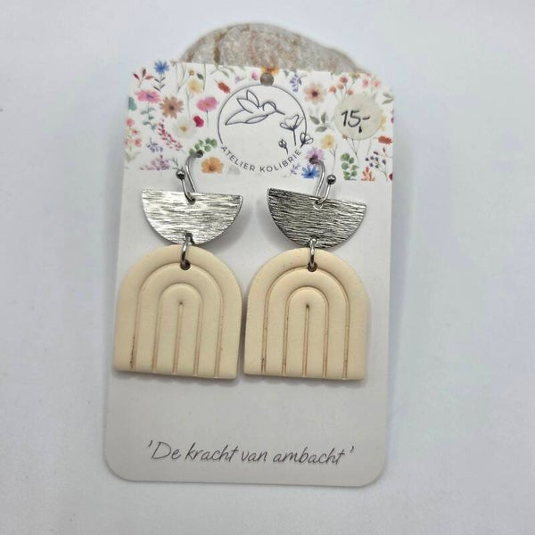 Oorhanger Valentina | Zilverkleurig Stainless Steel