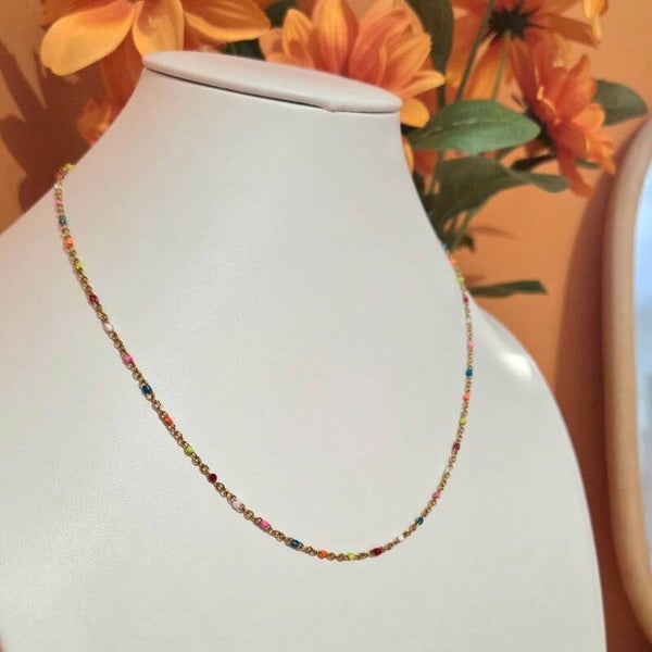 Goudkleurig Stainless steel - Multicolor Boho stijl