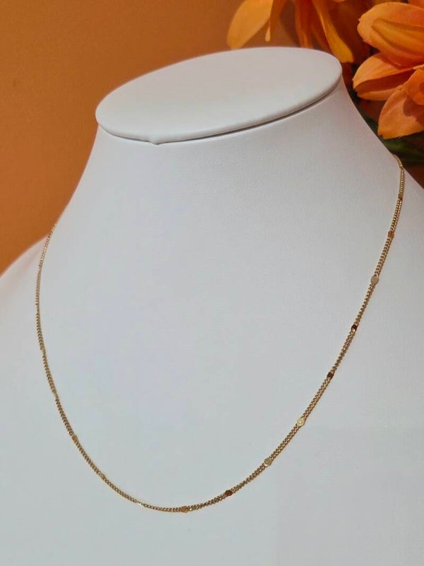 Goudkleurig Stainless steel - minimalistische ketting