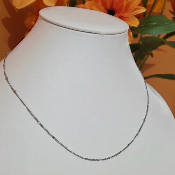 Zilverkleurig Stainless steel - minimalistische ketting