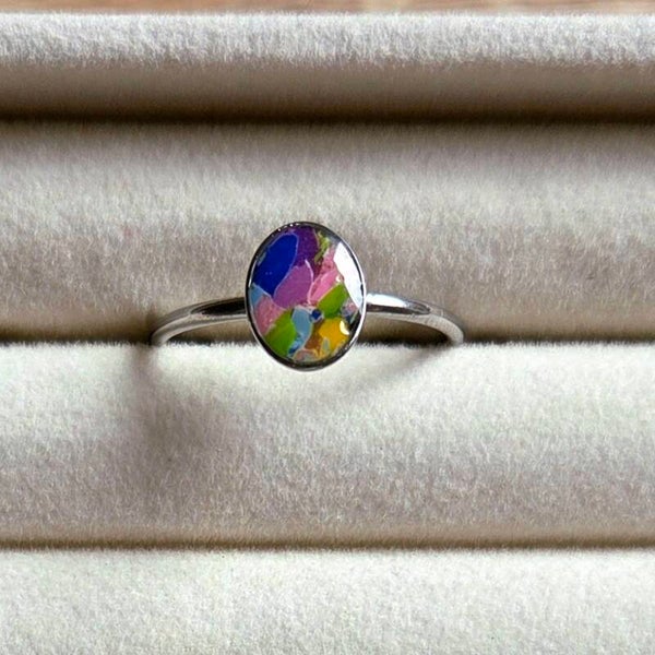 Verstelbare ring | ellips - Plukboeket