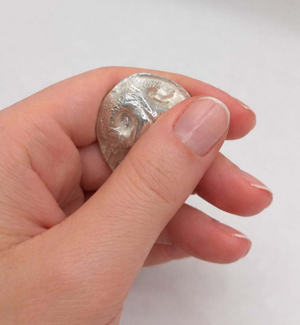 Neusafdruk dier in zilver | Herinneringsobjecten