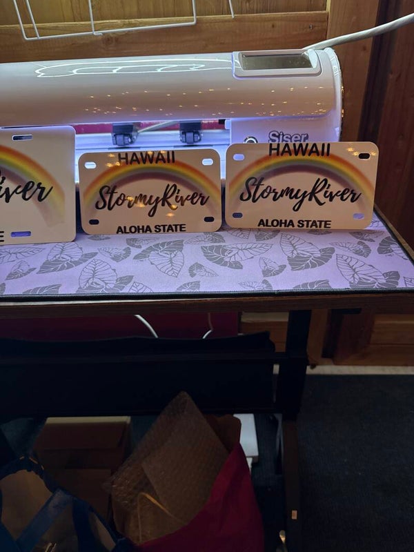 Mini 7x4 License plate