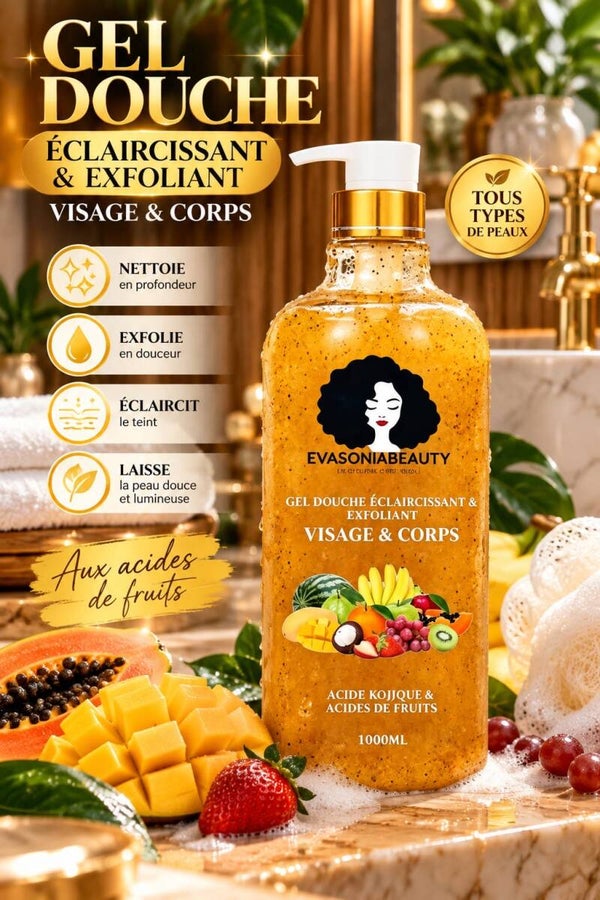 GEL DOUCHE ECLAIRCISSANT & EXFOLIANT
