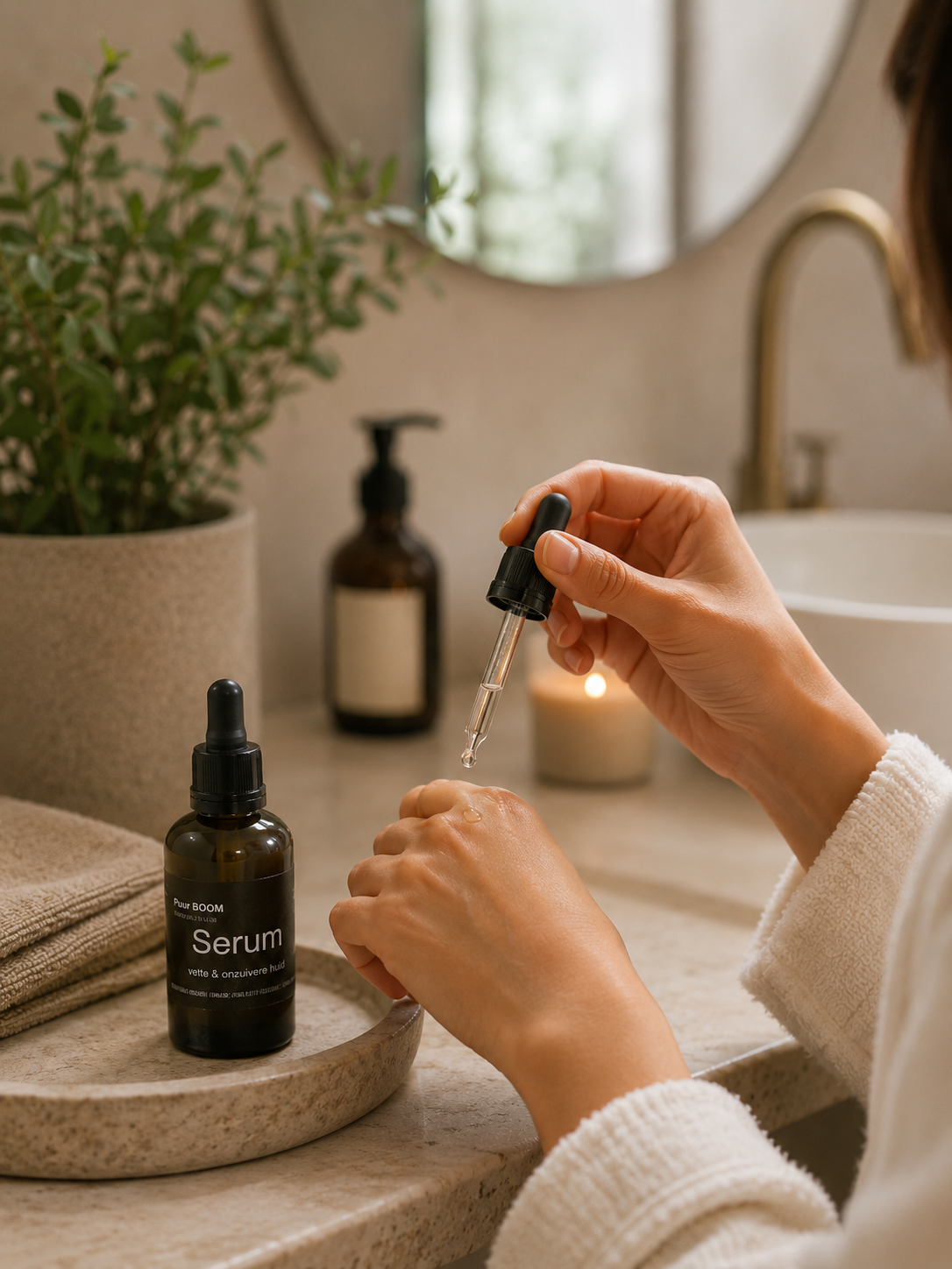 Serum vette en onregelmatige huid