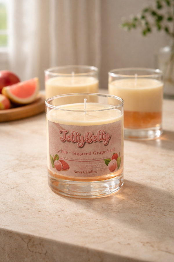 JellyBelly Candles / zalm rond