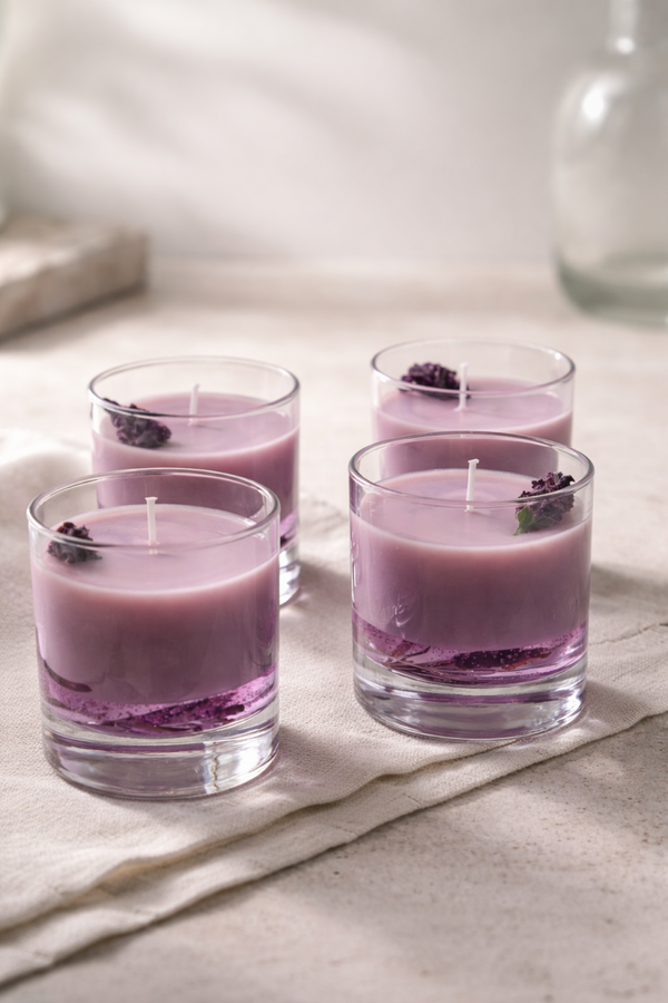 Home Deco glas lila