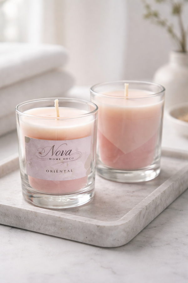 Home Deco glas roze