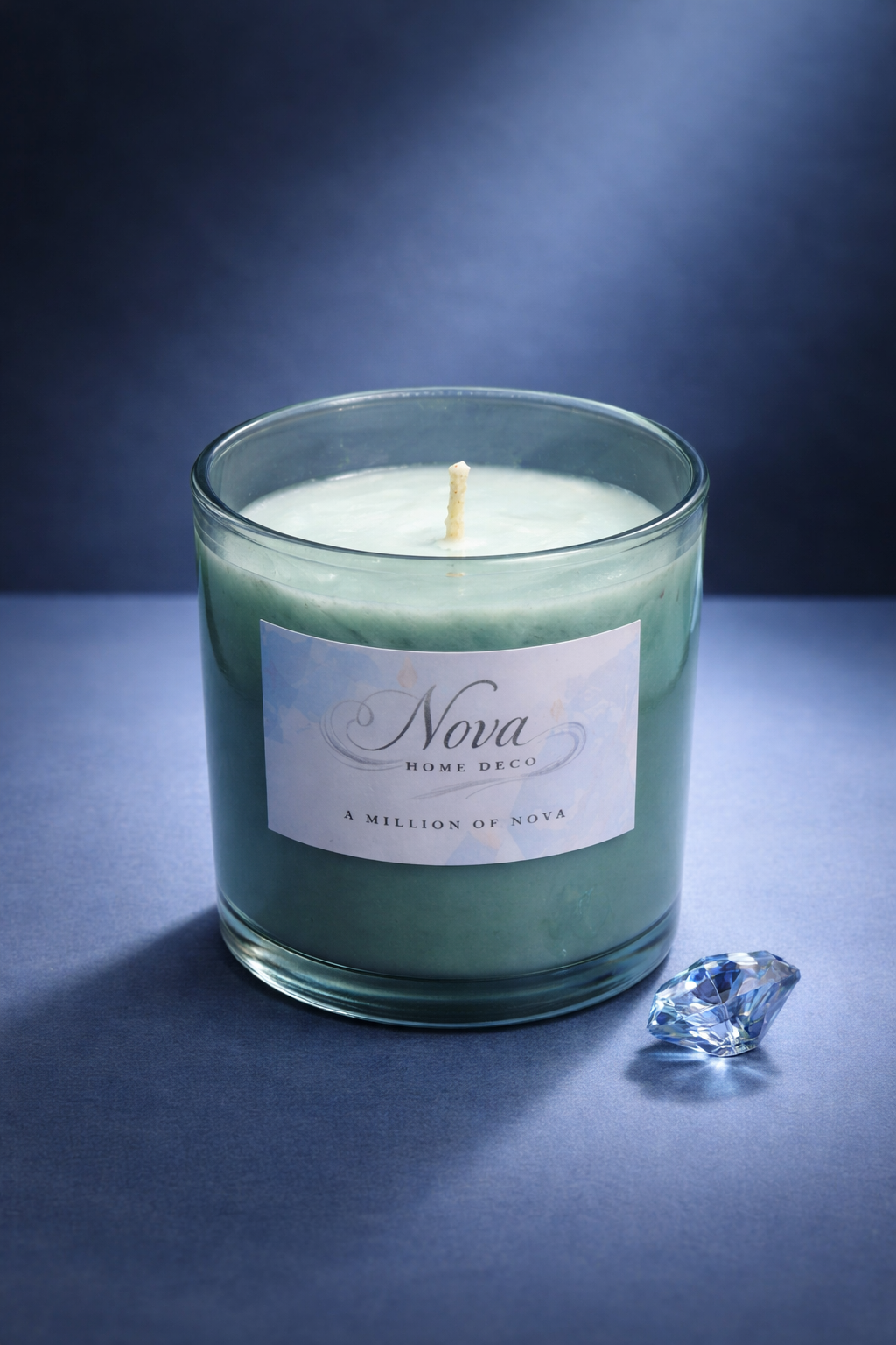 Home Deco glas blauw