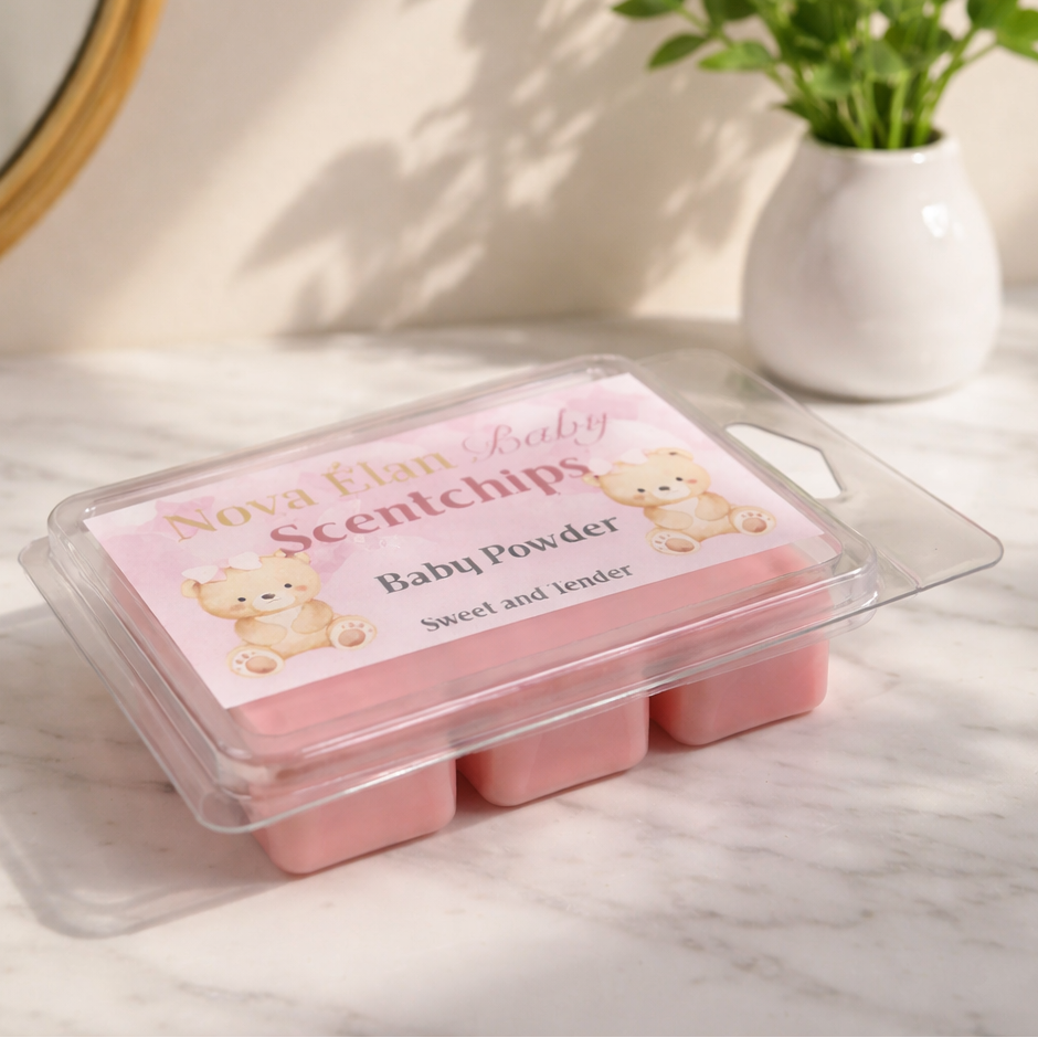 Waxmelts Baby Powder roze