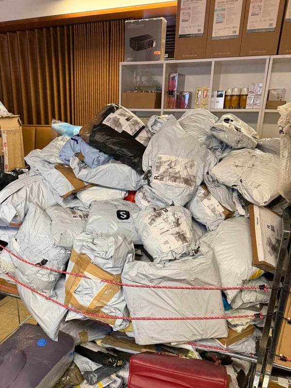 Original Hermes Retouren weiche Pakete je kg