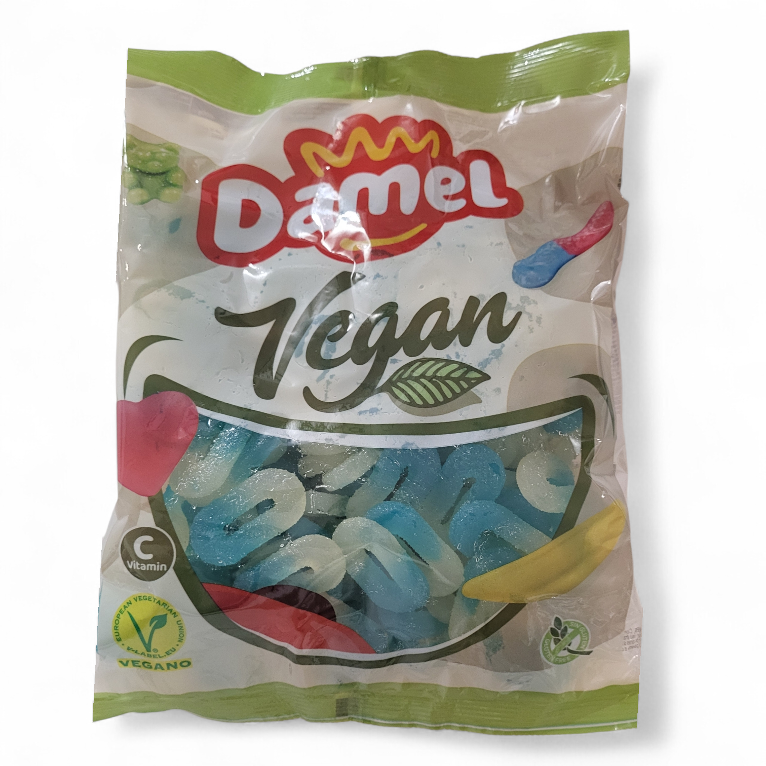 DAMEL : Anneau bleu et blanc - Vegan - 1 kilo