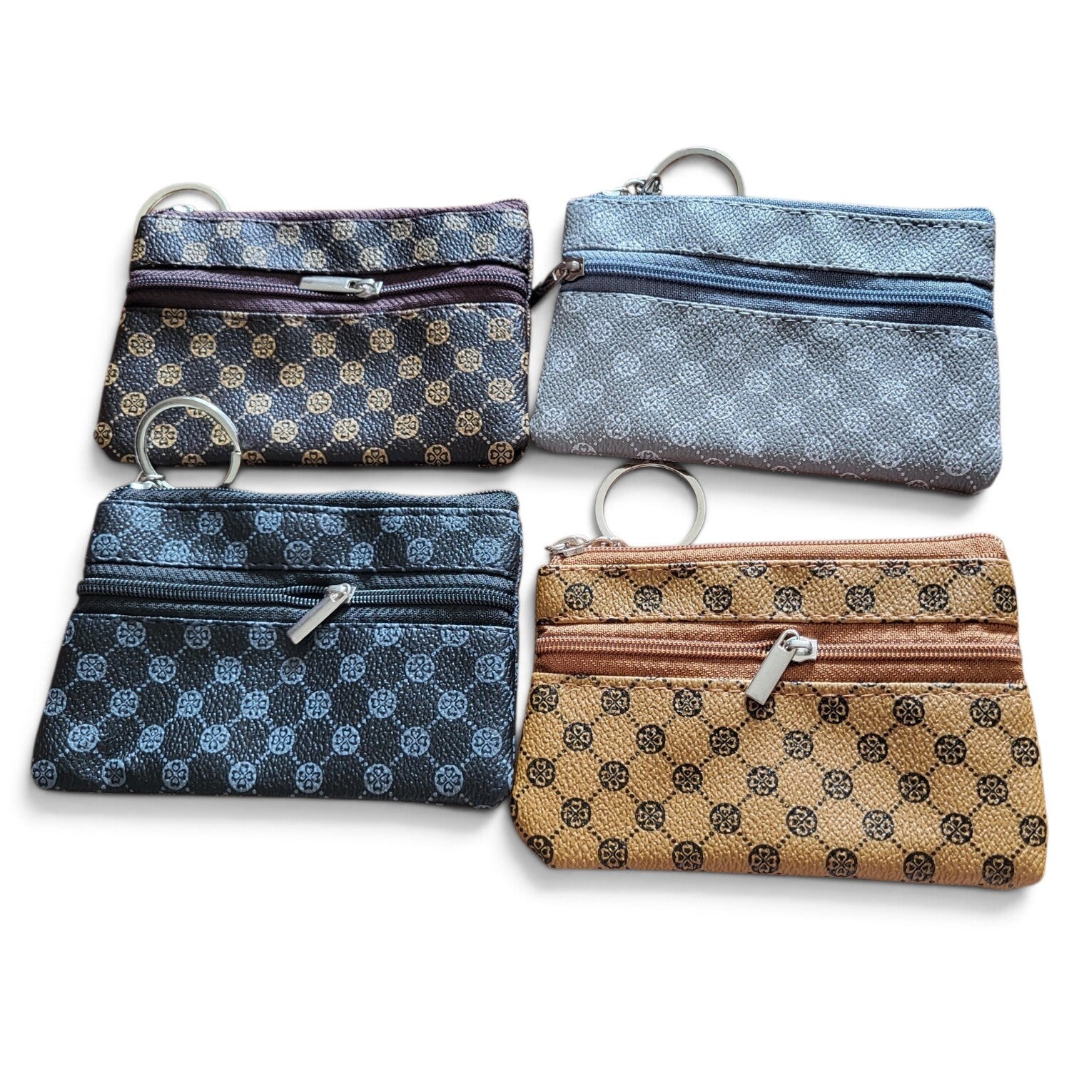 Porte‑monnaie Texturé à Pois – 4 Coloris