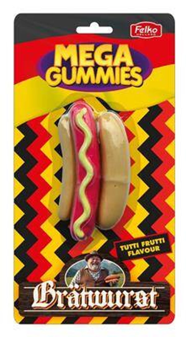 FELKO : Mega gummies - Hot dog - 1 pièce