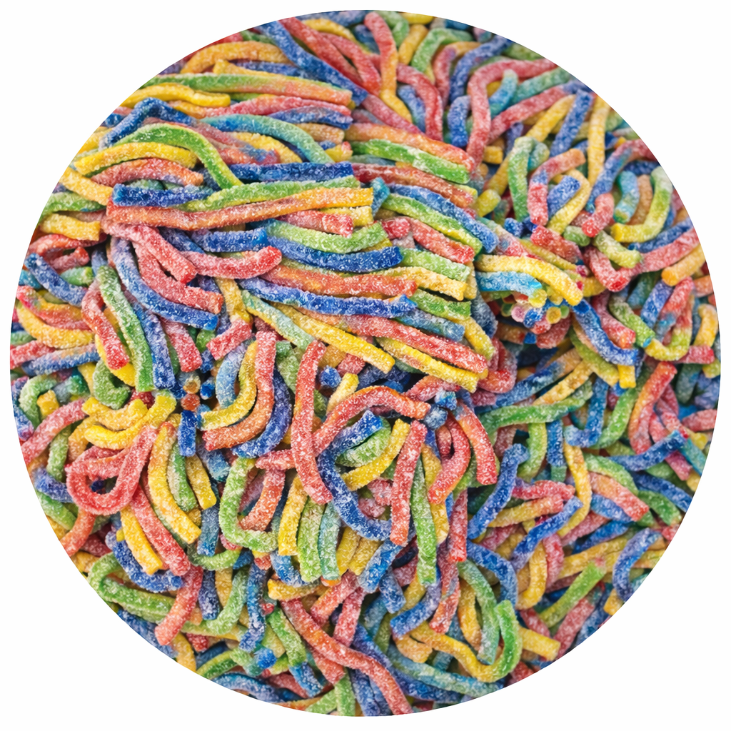 DAMEL : Ficelles colorées sucrées - Halal - 10 pieces