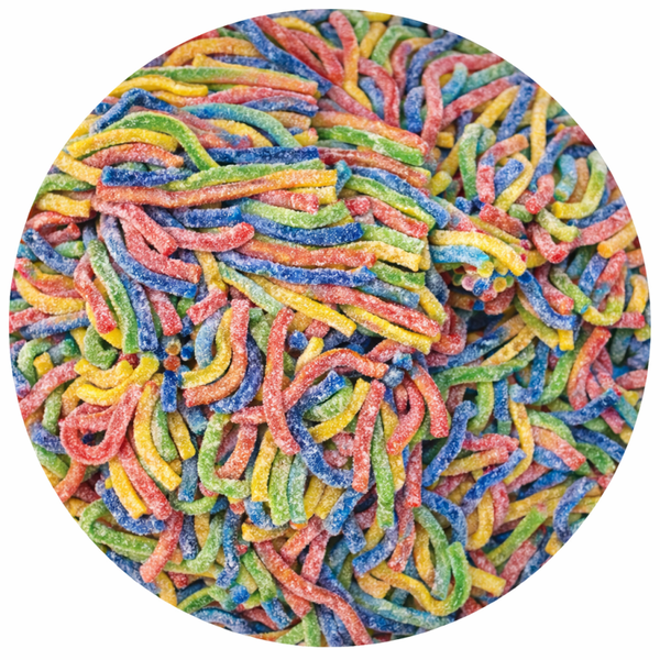 DAMEL : Ficelles colorées sucrées - Halal - 10 pieces