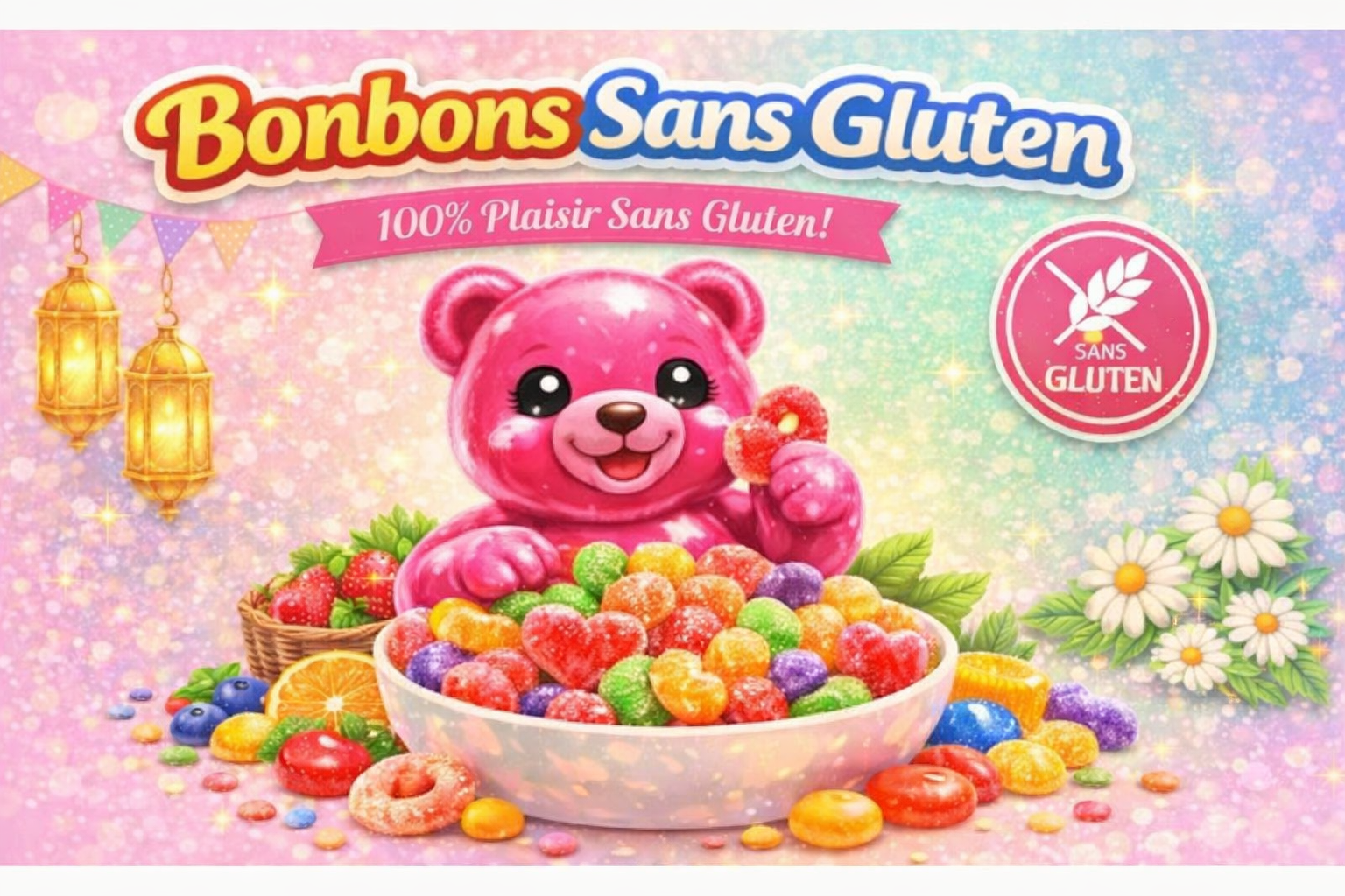 bonbons en vrac sans gluten à petit prix