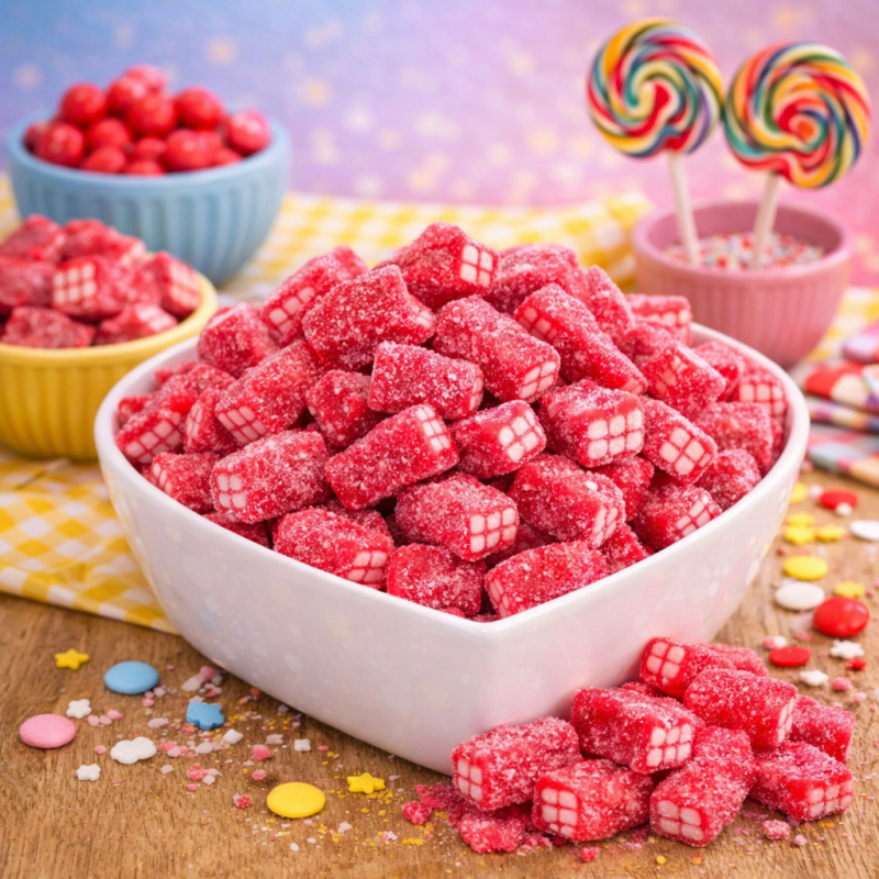 Brique fraise acidulé halal à petit prix