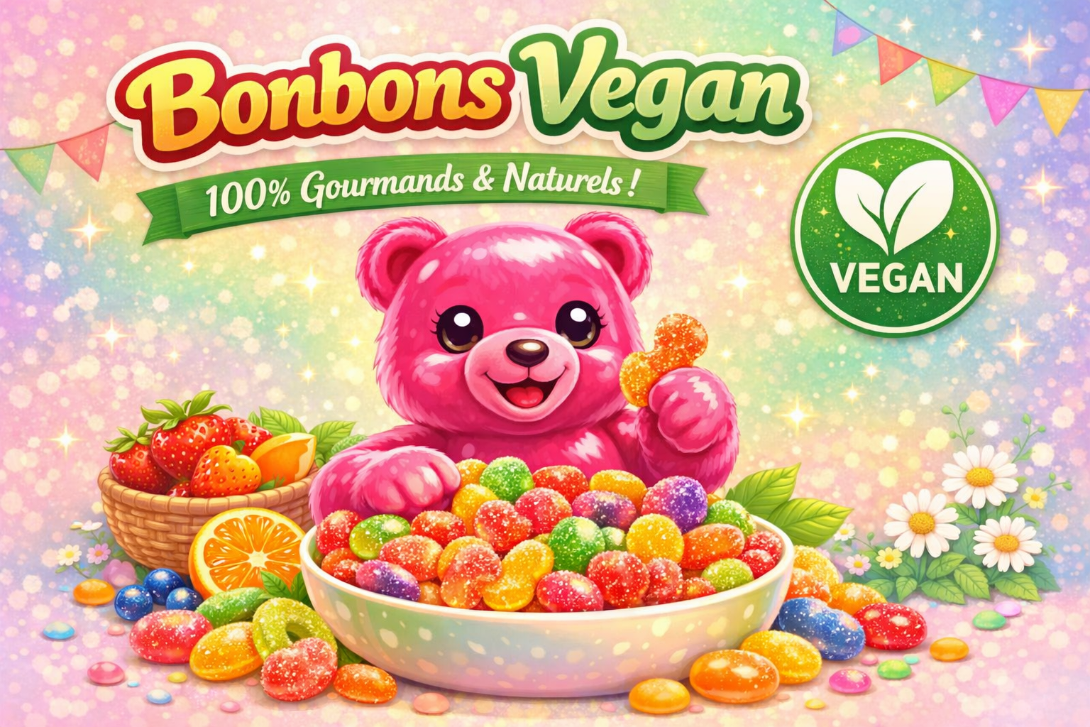 Bonbon vegan à petit prix chez lovecandy