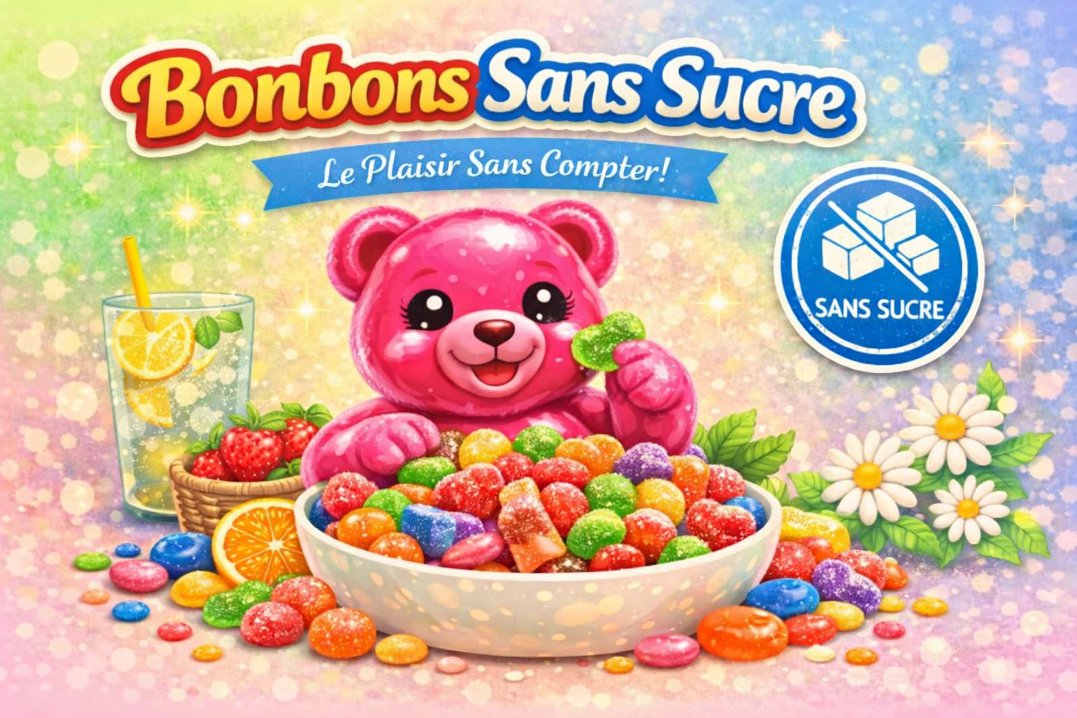 Bonbon en en vrac sans sucre à petit prix chez Lovecandy