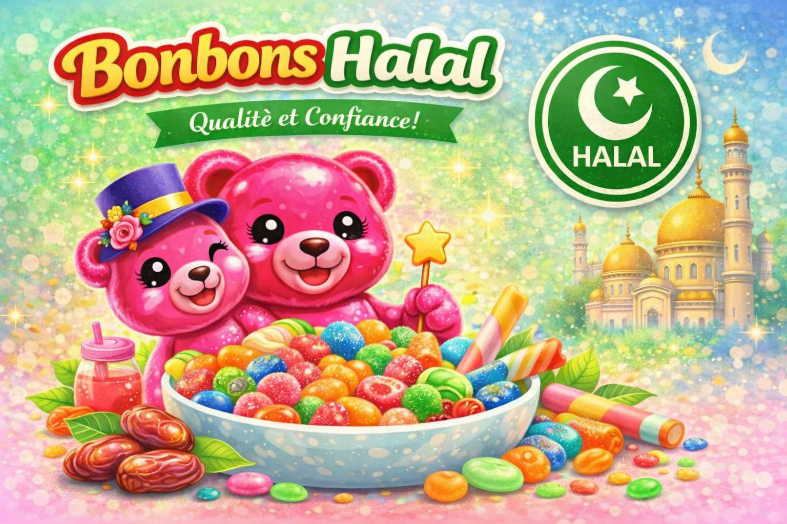 bonbon halal à petit prix chez Lovecandy