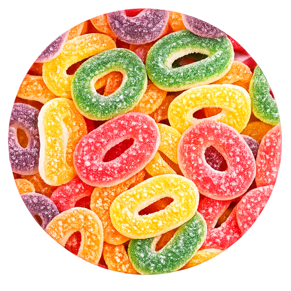 DAMEL : Anneau fruit -  Halal - Sans gluten - 100g