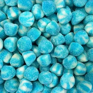 DULCEPLUS : Bisou twist bleu sucré - Halal - Sans gluten