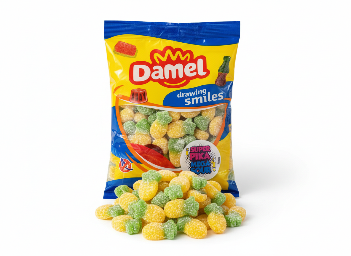 DAMEL : Ananas sucré -  Halal -  Sans gluten - 1 kilo