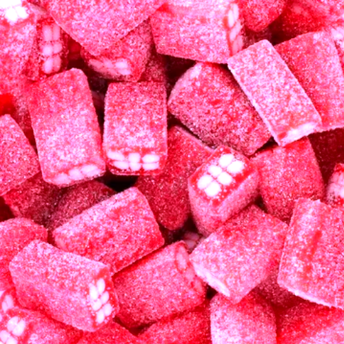 DAMEL : Brique fraise acidulée - Halal - 100g