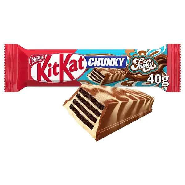 NESTLE : Barres chocolatées  Kit kat Chunky Funky 40g