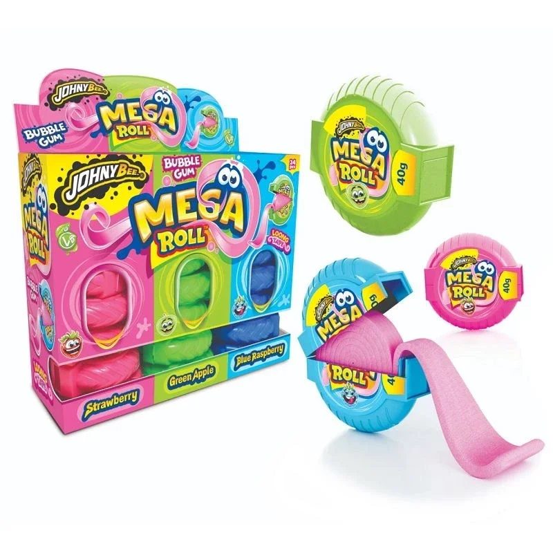 JOHNY BEE : Méga Roll bubble gum - 1 Pièce