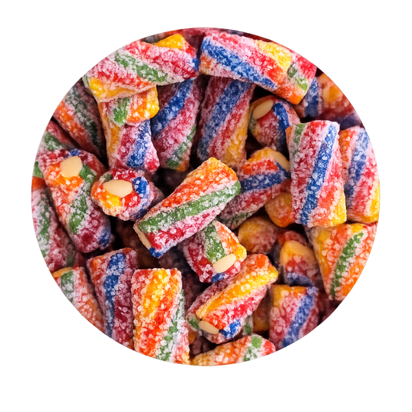 DAMEL  : Torsade multicolore sucré - Halal - 100g