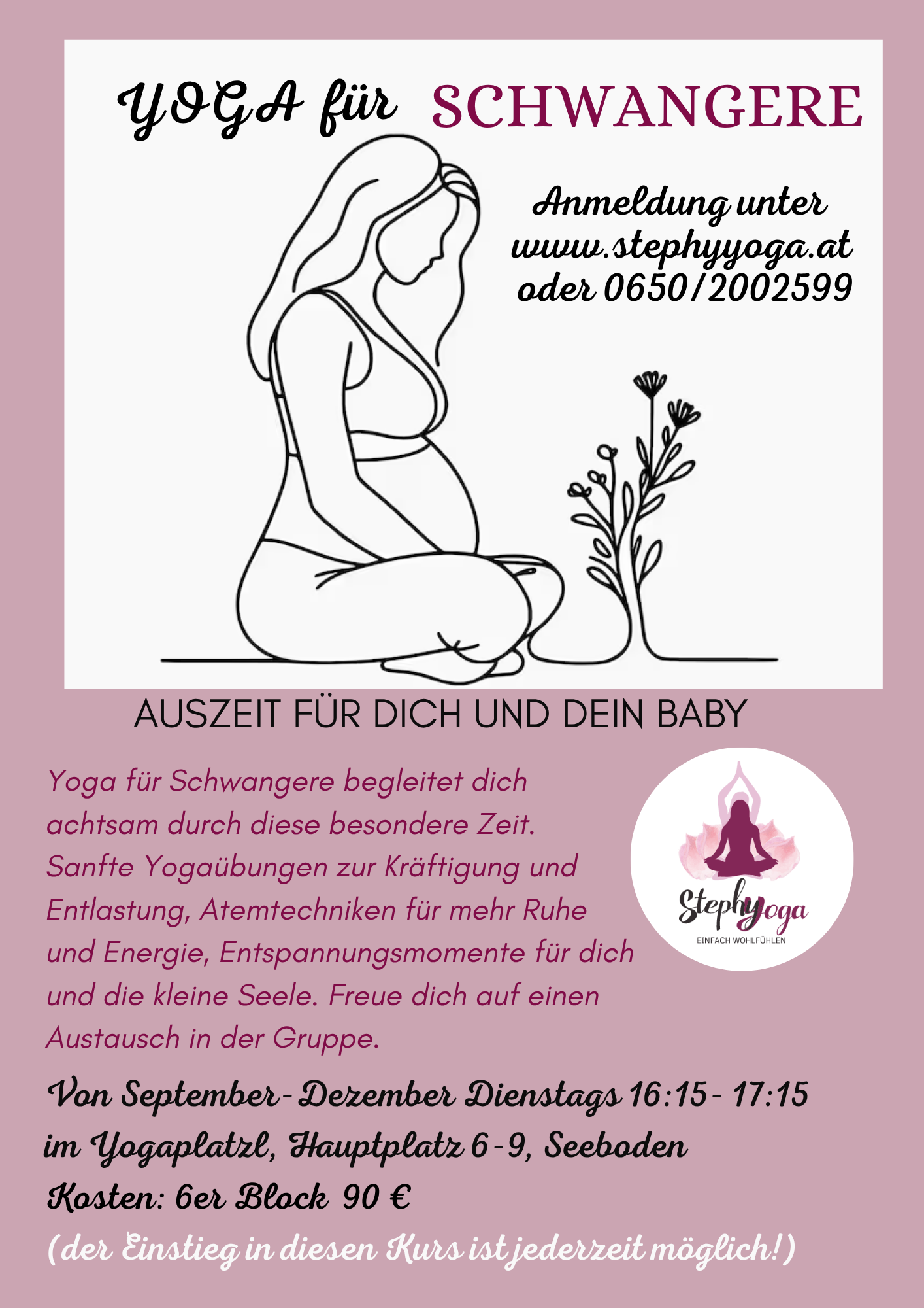 Yoga für Schwangere Spittal/Drau