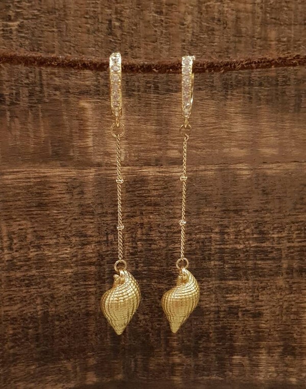 Prachtige oorhangers, goudkleurig