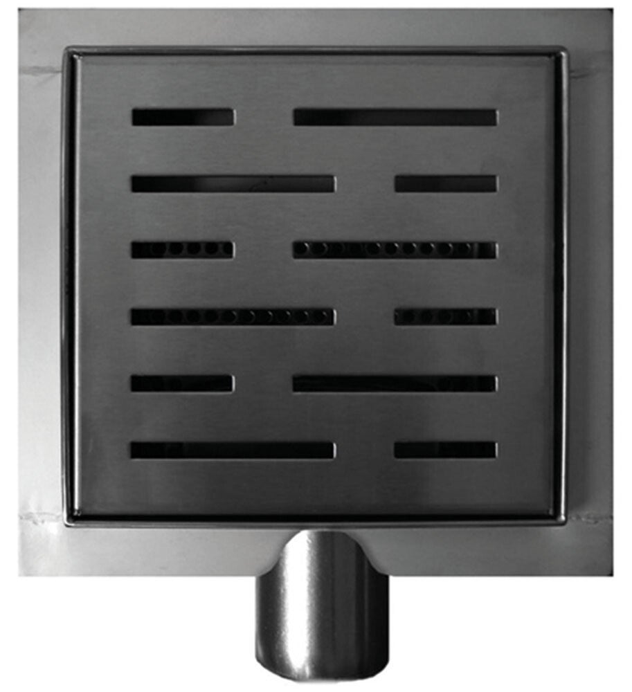 Wiesbaden - 3e generatie doucheput met flens en zijuitlaat