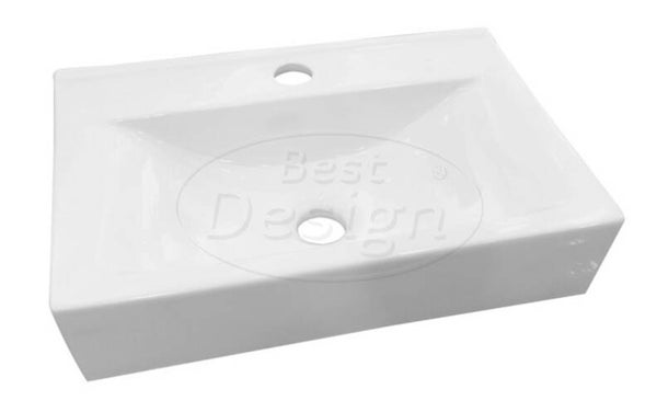 Best Design - Train wastafel 45x30,5x10cm Glans-Wit