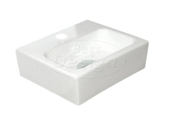 Best Design - Mini-Beta fontein 28x24.5x9cm Glans-Wit
