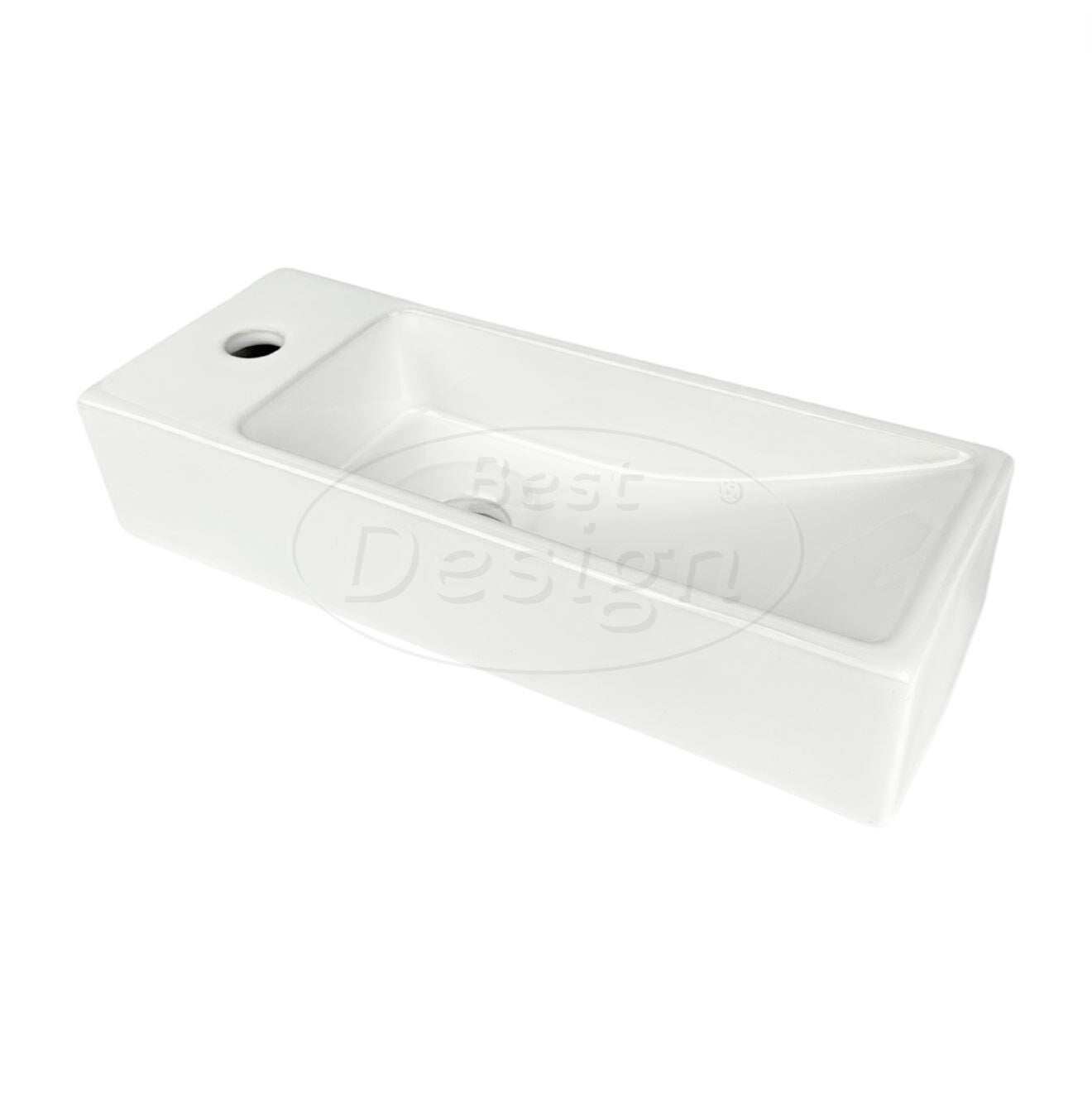 Best Design - Queen fontein Links 38x14x8 cm Glans-Wit
