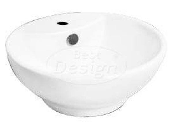 Best Design - Soree opbouw-waskom Ø=45cm H=17cm Glans-Wit