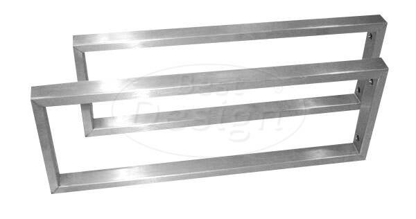 Best Design - Paar RVS-304 beugels 44x15 cm