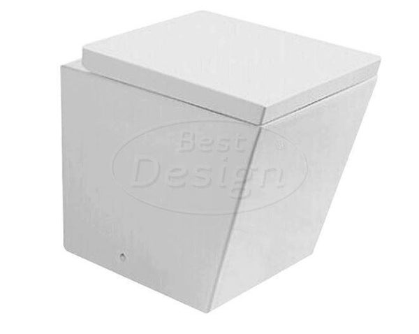 Best Design - Schnell wandcloset 56 cm incl. zitting Glans-Wit