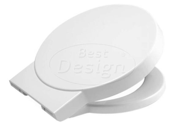 Best Design - Toiletzitting soft-closing Hanes Glans-Wit